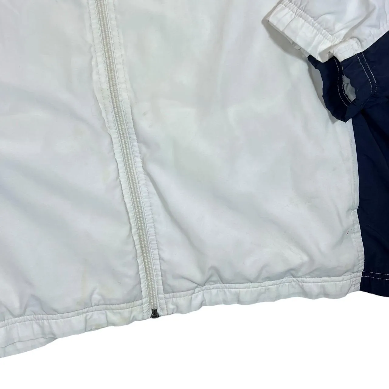 Vintage NIKE Embroidered Swoosh Logo Colour Bloack Windbreaker Track Jacket