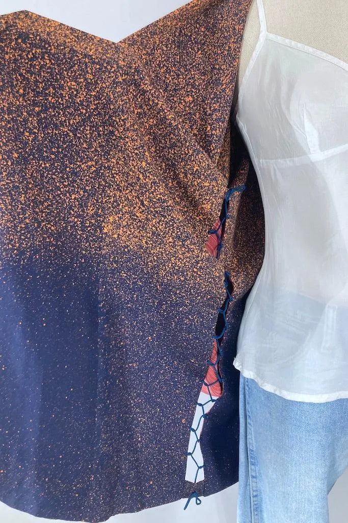 Vintage Reversible Silk Kimono Jacket