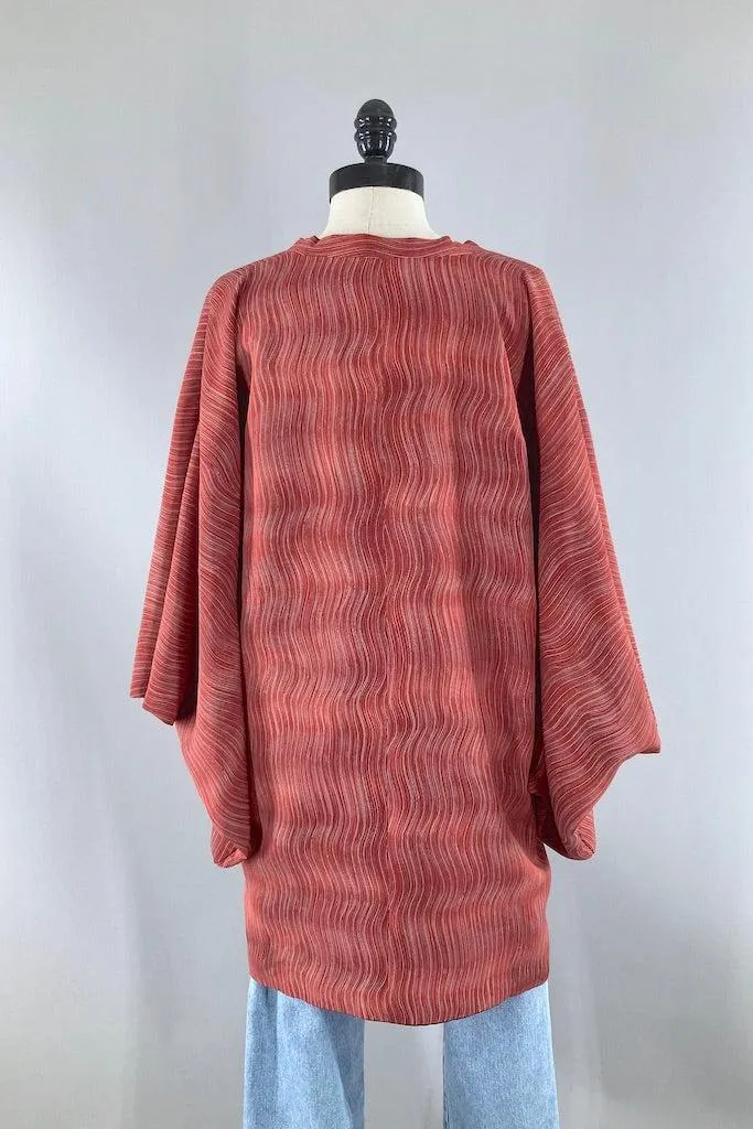 Vintage Reversible Silk Kimono Jacket