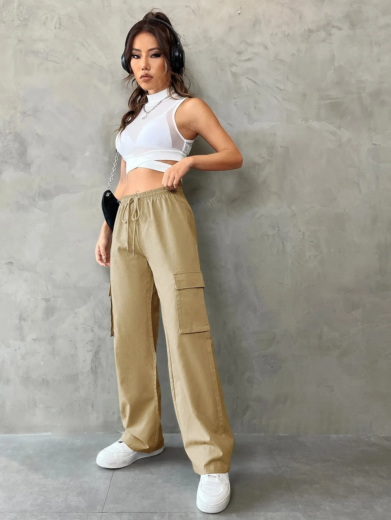 Waist Cargo Pants