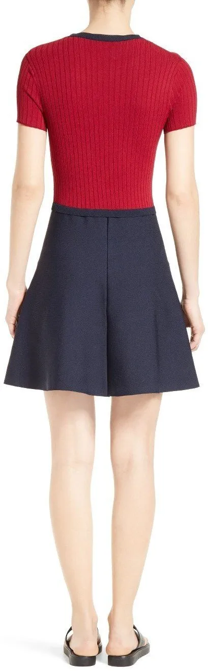 'Waves & Sun' Knit Mini Dress