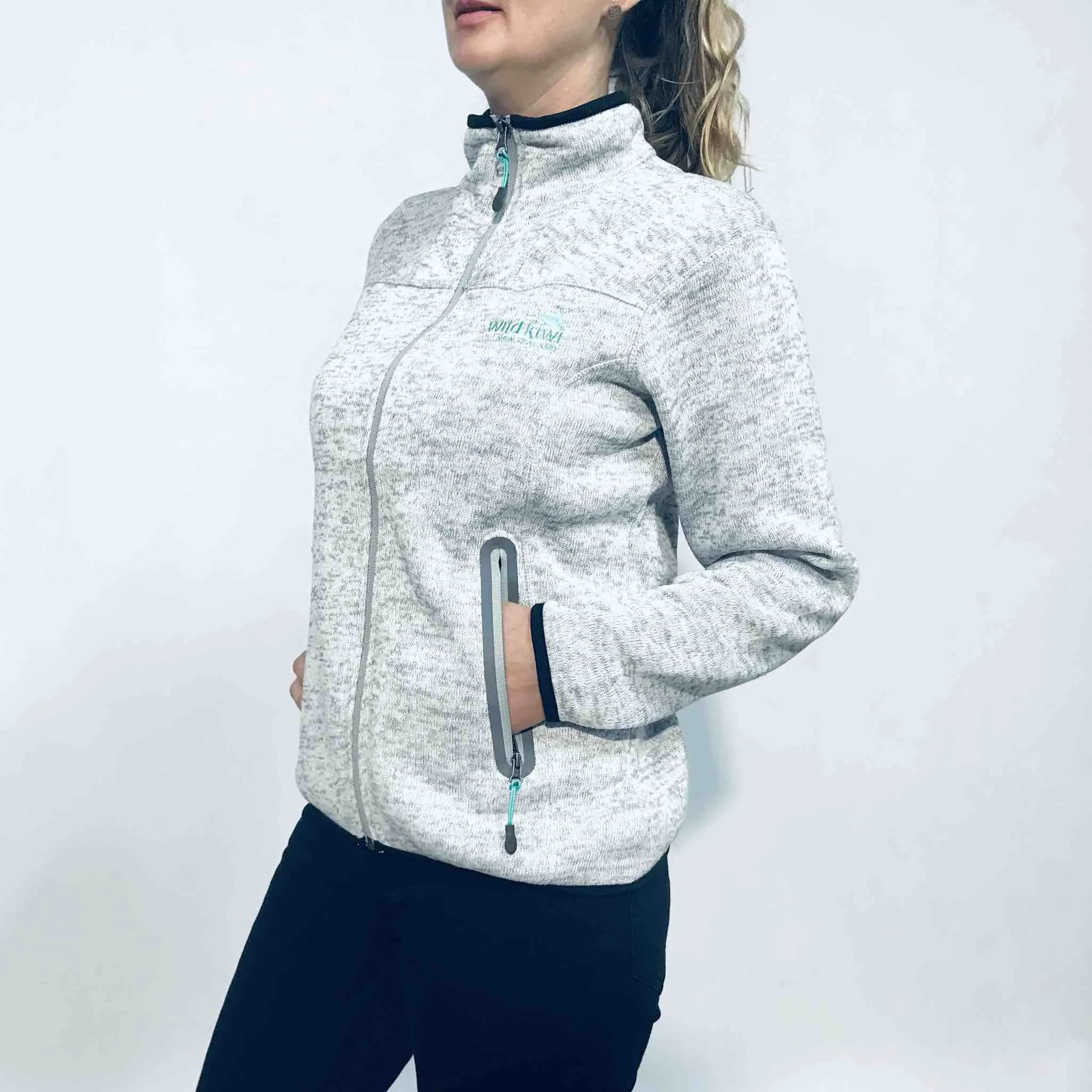 Womens Fleece Jacket - Wild Kiwi