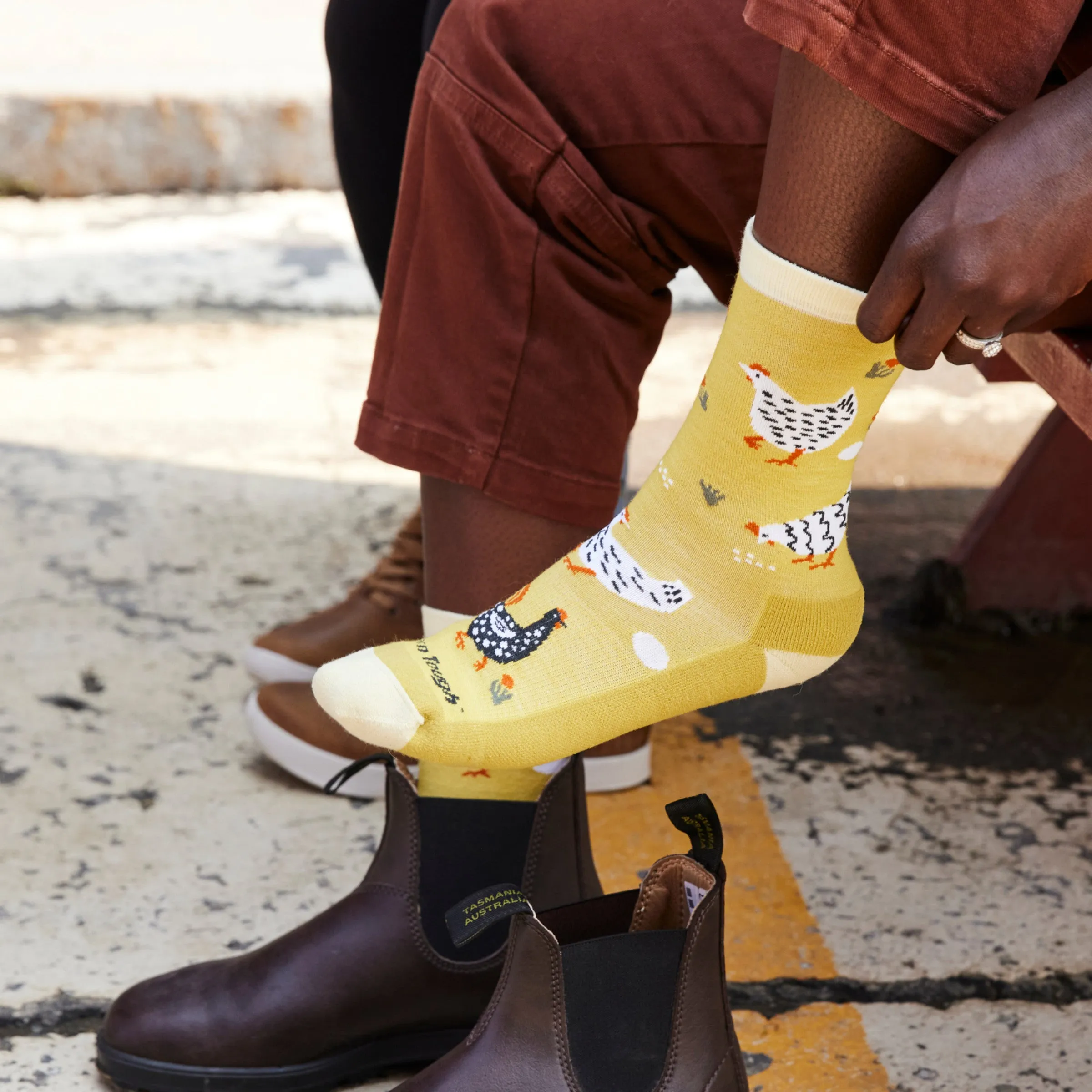 Women's Mother Clucker Crew  Lightweight Lifestyle Sock