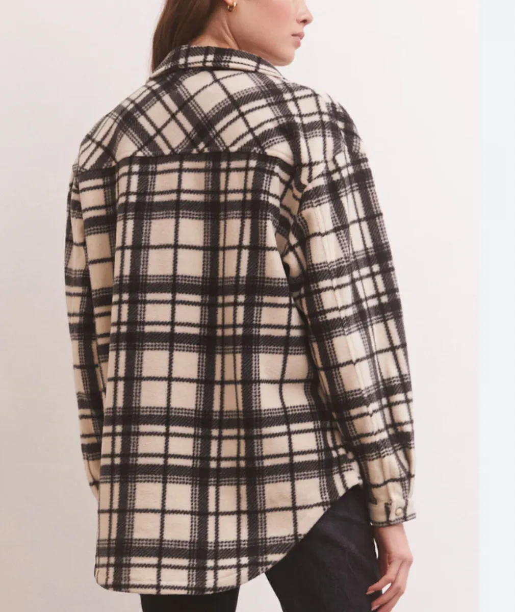 Z Supply Hiker Two Tone Fleece Jacket