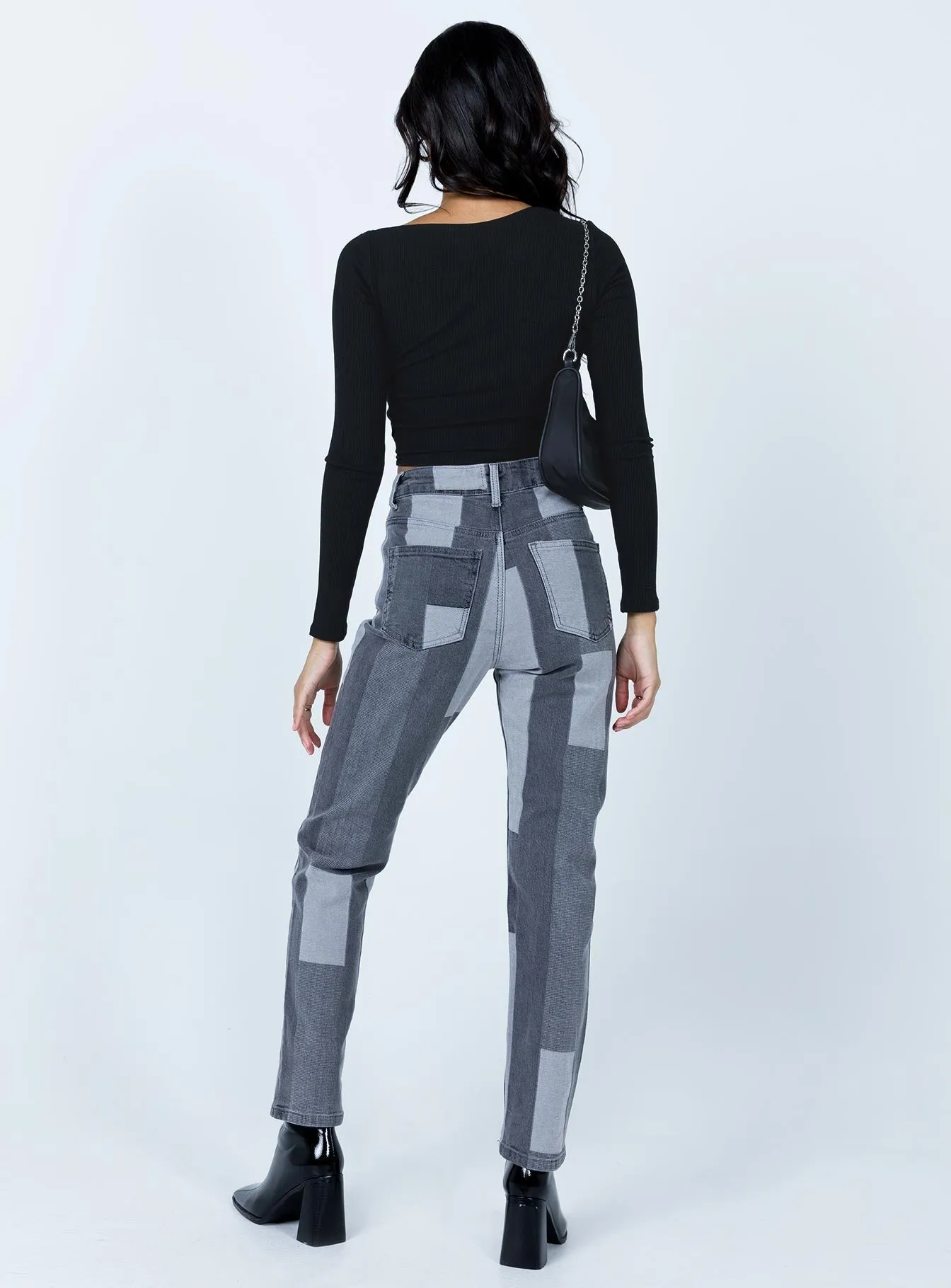 Zahra Denim Jeans Black