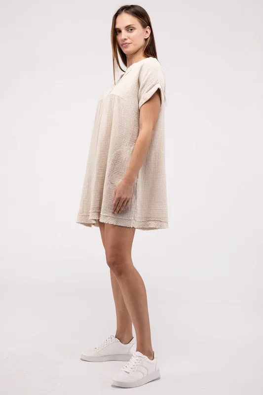 Zenana Darling Dress - Gauze Material