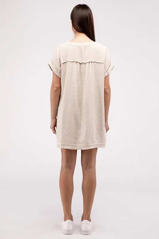Zenana Darling Dress - Gauze Material