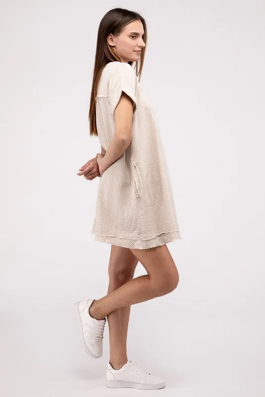 Zenana Darling Dress - Gauze Material