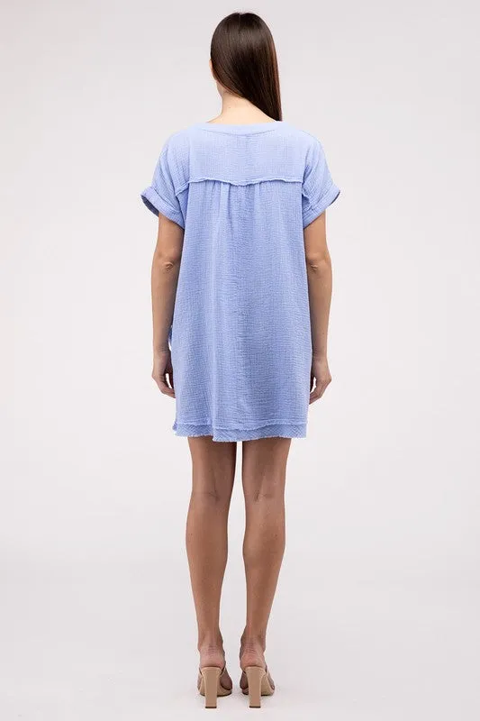 Zenana Darling Dress - Gauze Material